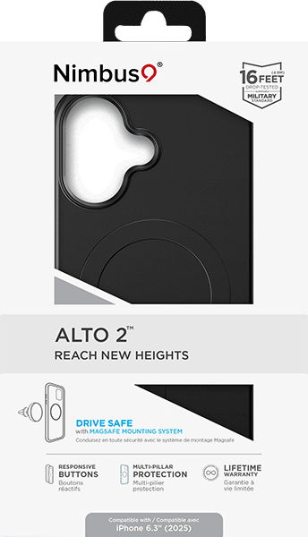 Alto 2 Magsafe Case for iPhone 17 Black