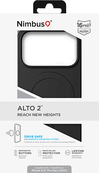 Alto 2 Magsafe Case for iPhone 17 Pro Max Black