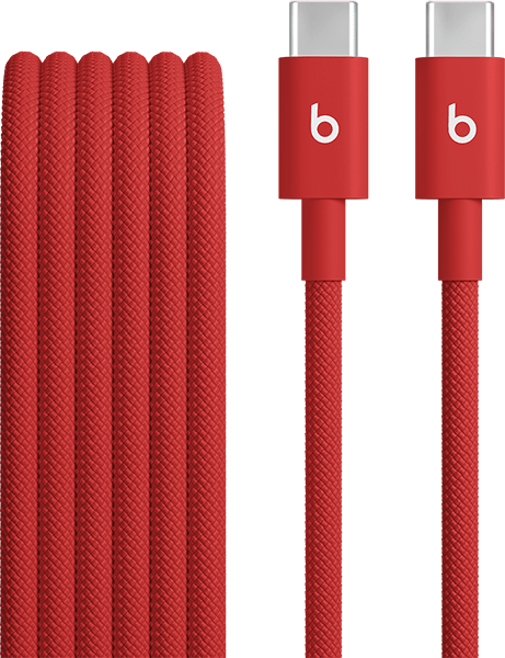 Beats USB-C to USB-C Woven Cable Rapid Red