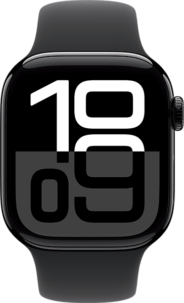 Watch Series 10 42mm Black Alum/Black Band - M/L
