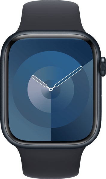 WatchSeries9 45mm Midnight Alum/Midnight Band-ML
