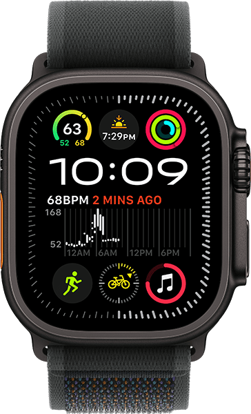 Watch Ultra 2 49mm Blk Titanium/Blk Trail Loop M/L
