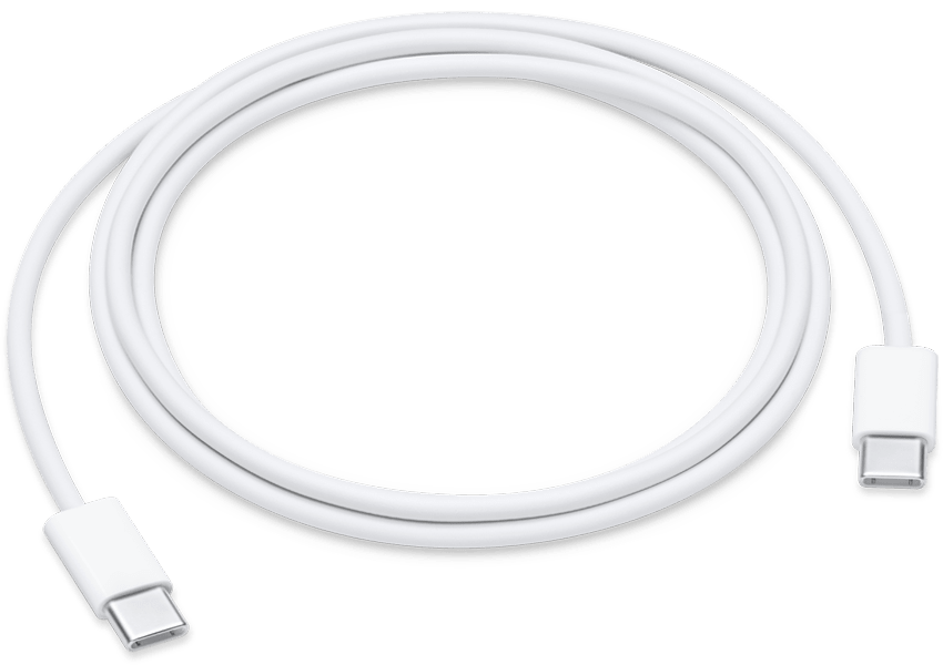 USB-C Woven Charge Cable (1m) White