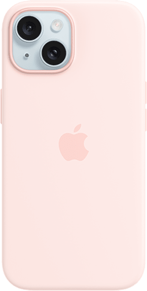 Silicone Case with MagSafeiPhone 15 Light Pink