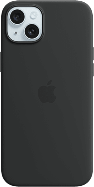 Silicone Case with MagSafeiPhone 15 Plus Black