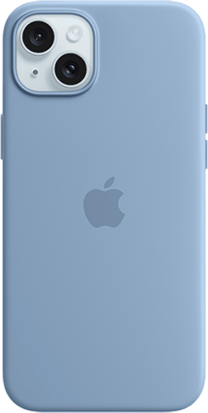 Silicone Case with MagSafeiPhone 15 Plus Blue