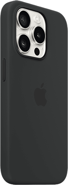 Silicone Case with MagSafeiPhone 15 Pro Black