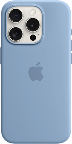 Silicone Case with MagSafeiPhone 15 Pro Blue