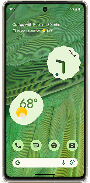 Google Pixel 7 Lemongrass