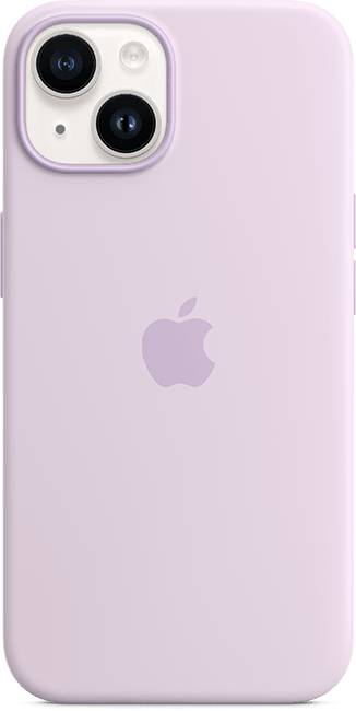 Silicone Case with MagSafe for iPhone 14 Lilac