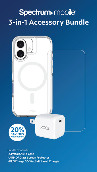 3-in-1 Accessory Bundle for iPhone 16 Plus Clear