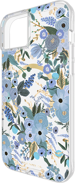 MagSafe Case for iPhone 15 Plus Garden Party Blue