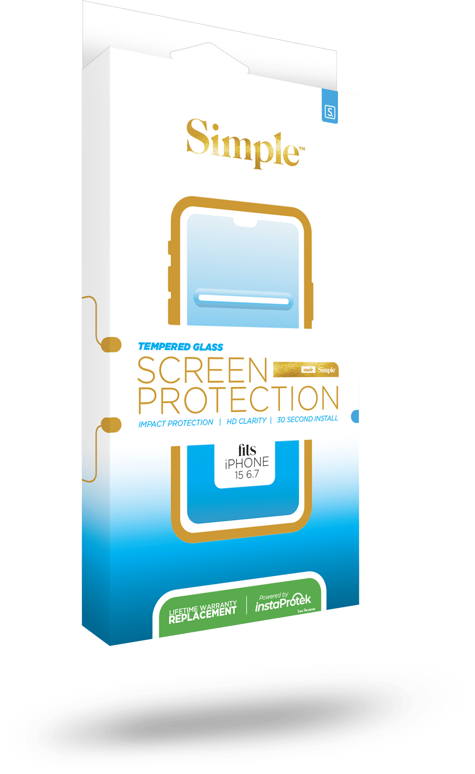 Glass Screen Protector - iPhone 15 Plus/15 Pro Max