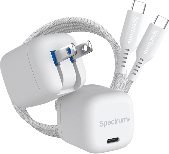 30W  USB-C Wall Charger with 3FT USB-C Cable White