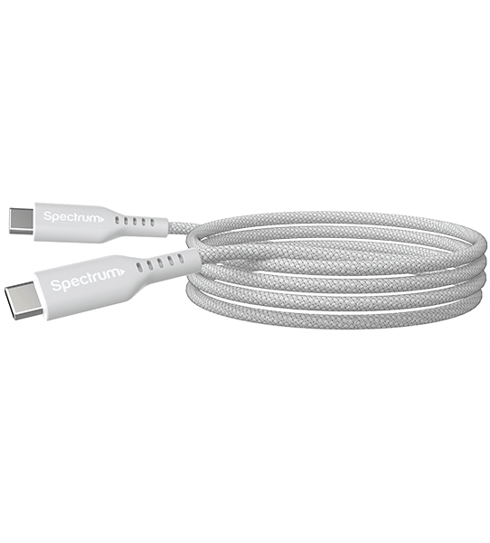 6FT  USB-C to USB-C Cable White