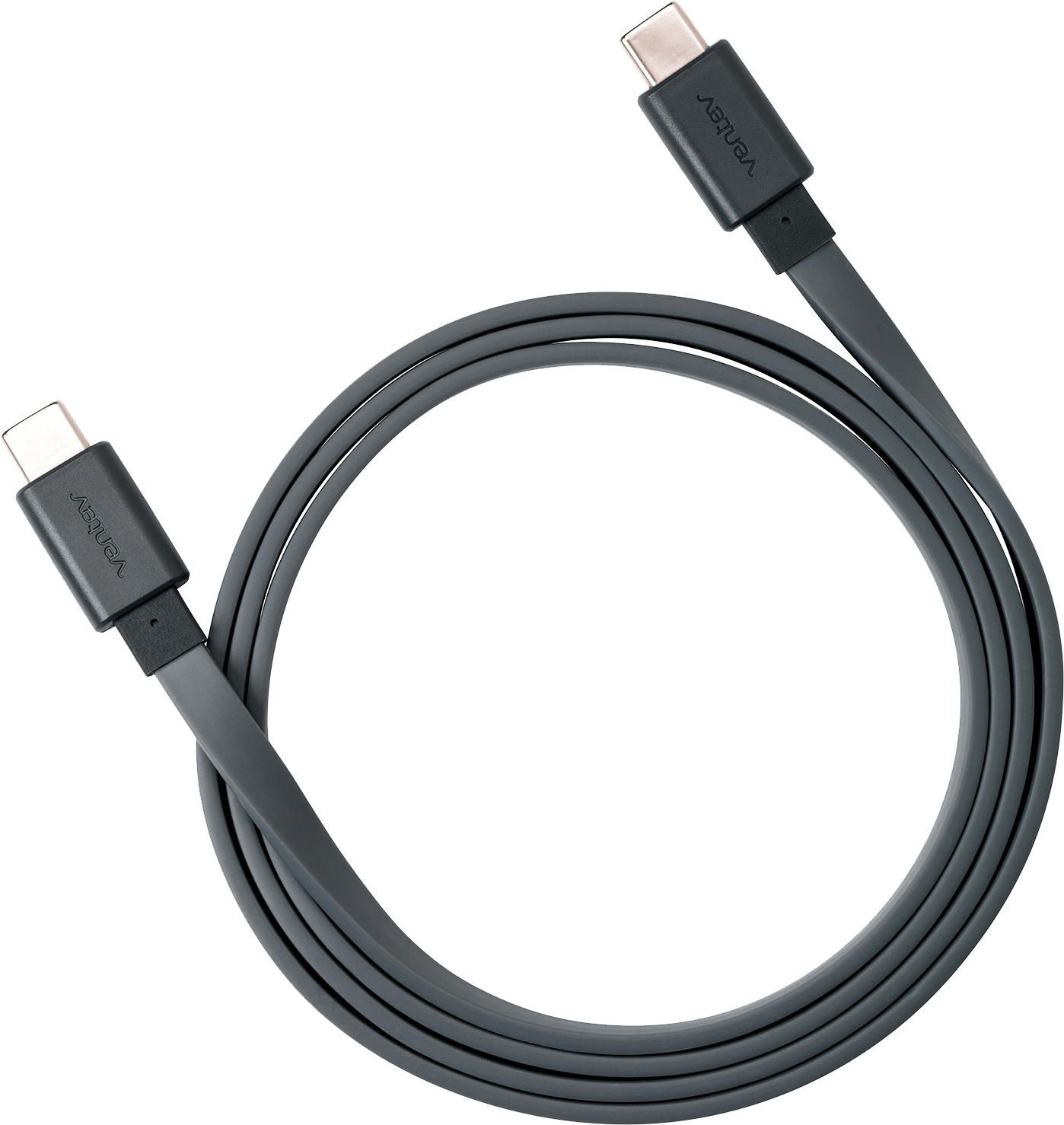 3FT - Chargesync USB-C - C 2.0 Cable Gray