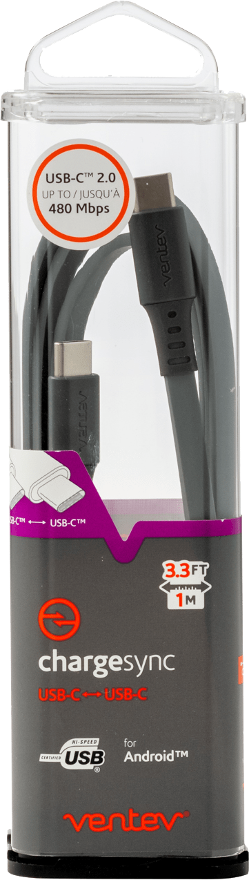 Cable ventev usb c a lightning gris 1