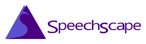 Speechscape logo.