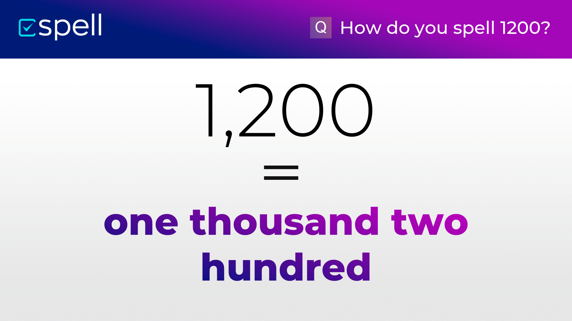1200 In Words How To Spell The Number 1200 In English 1200 In Words How To Spell The Number 1200 In English