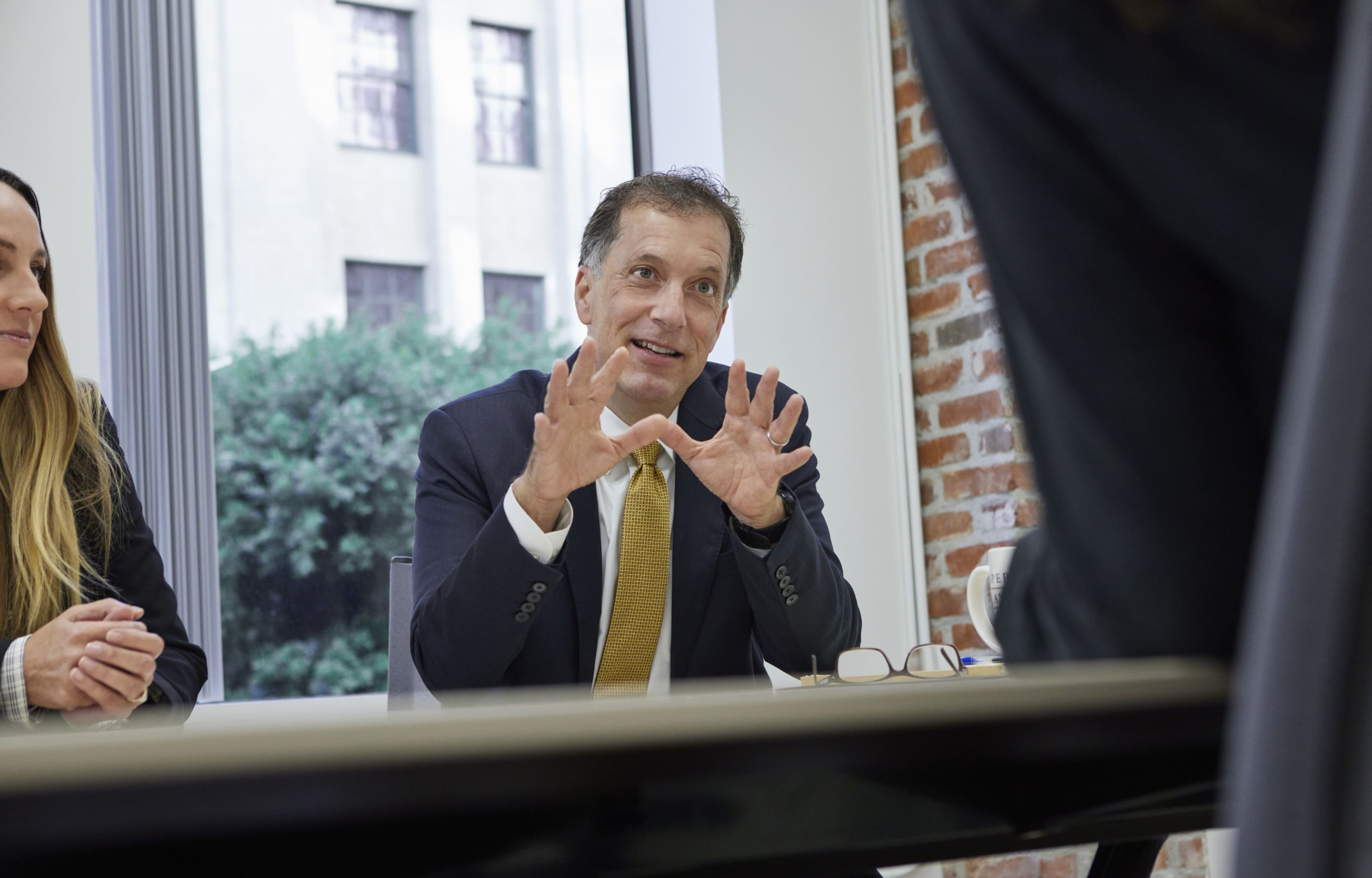attorneys in a meeting