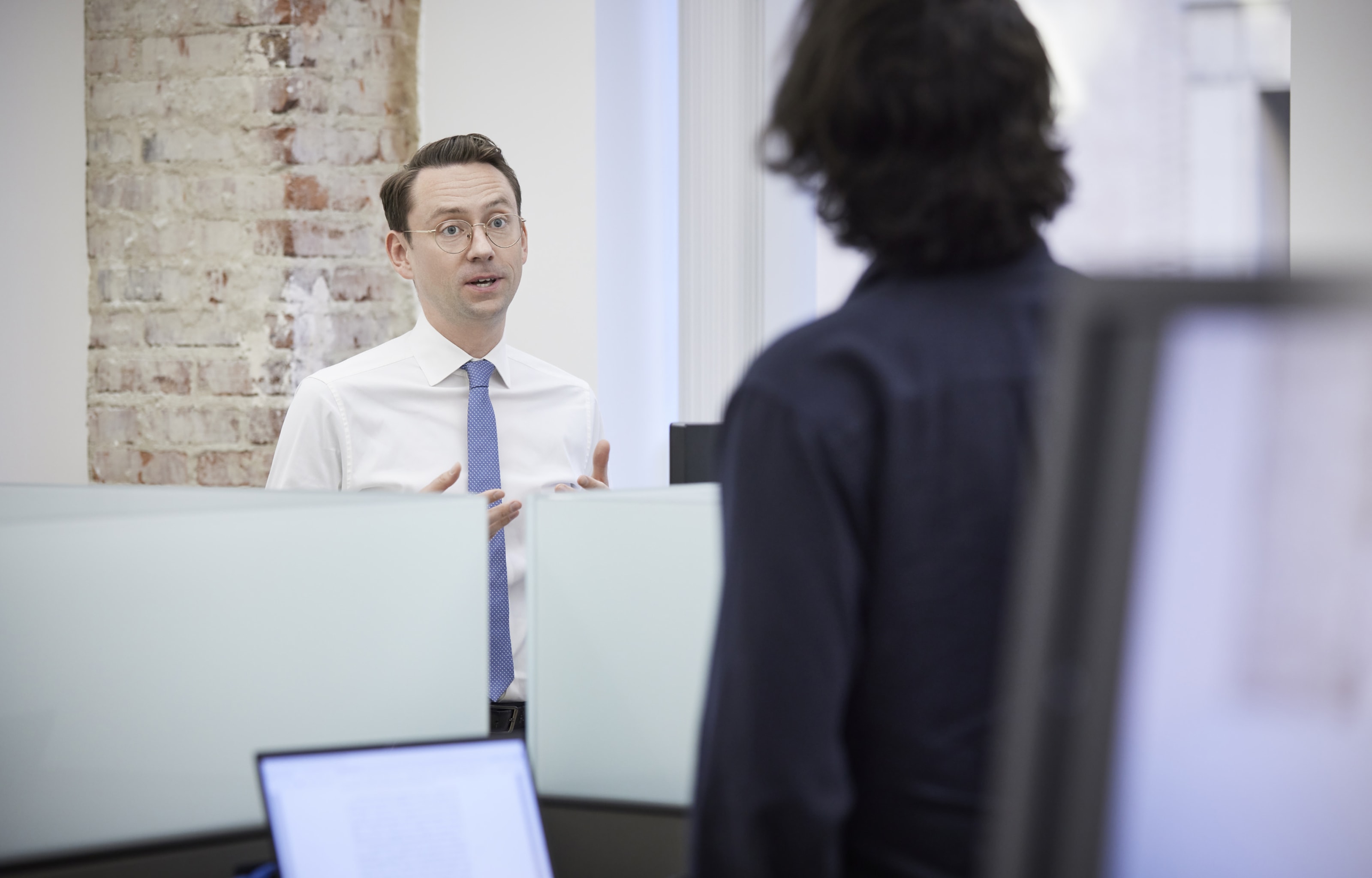 attorneys in a meeting