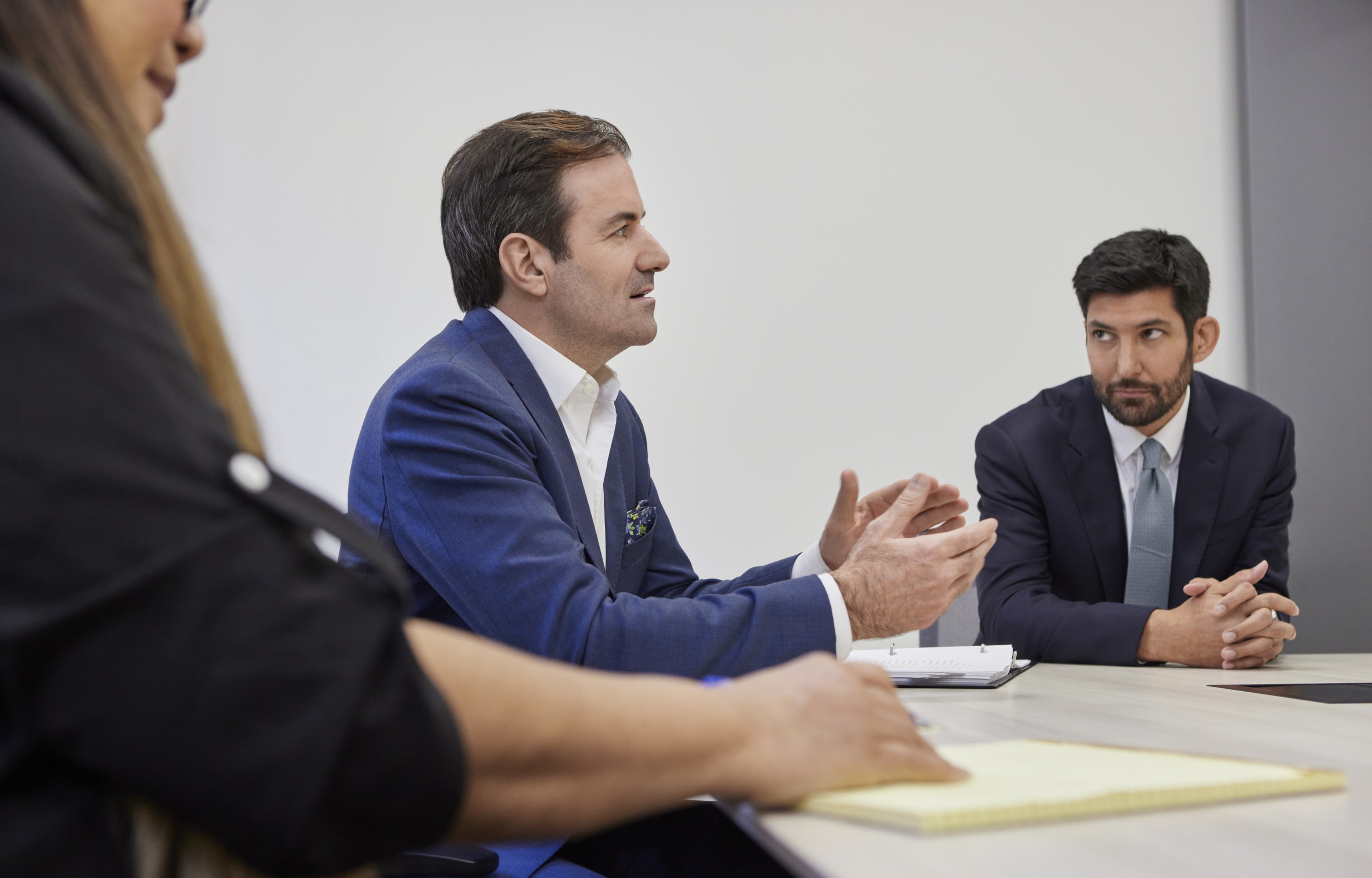 team of attorneys in a meeting