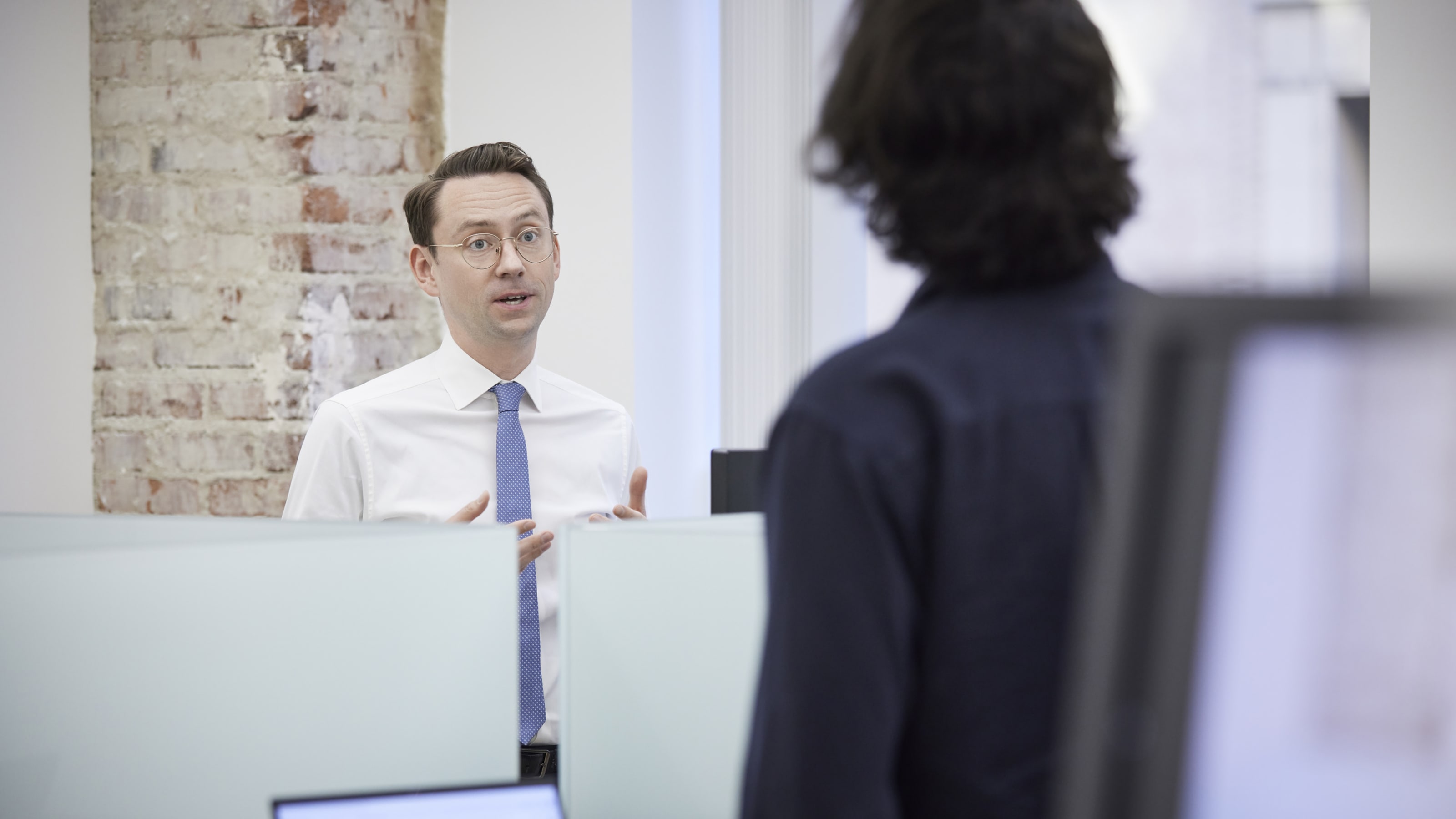 attorneys in a meeting