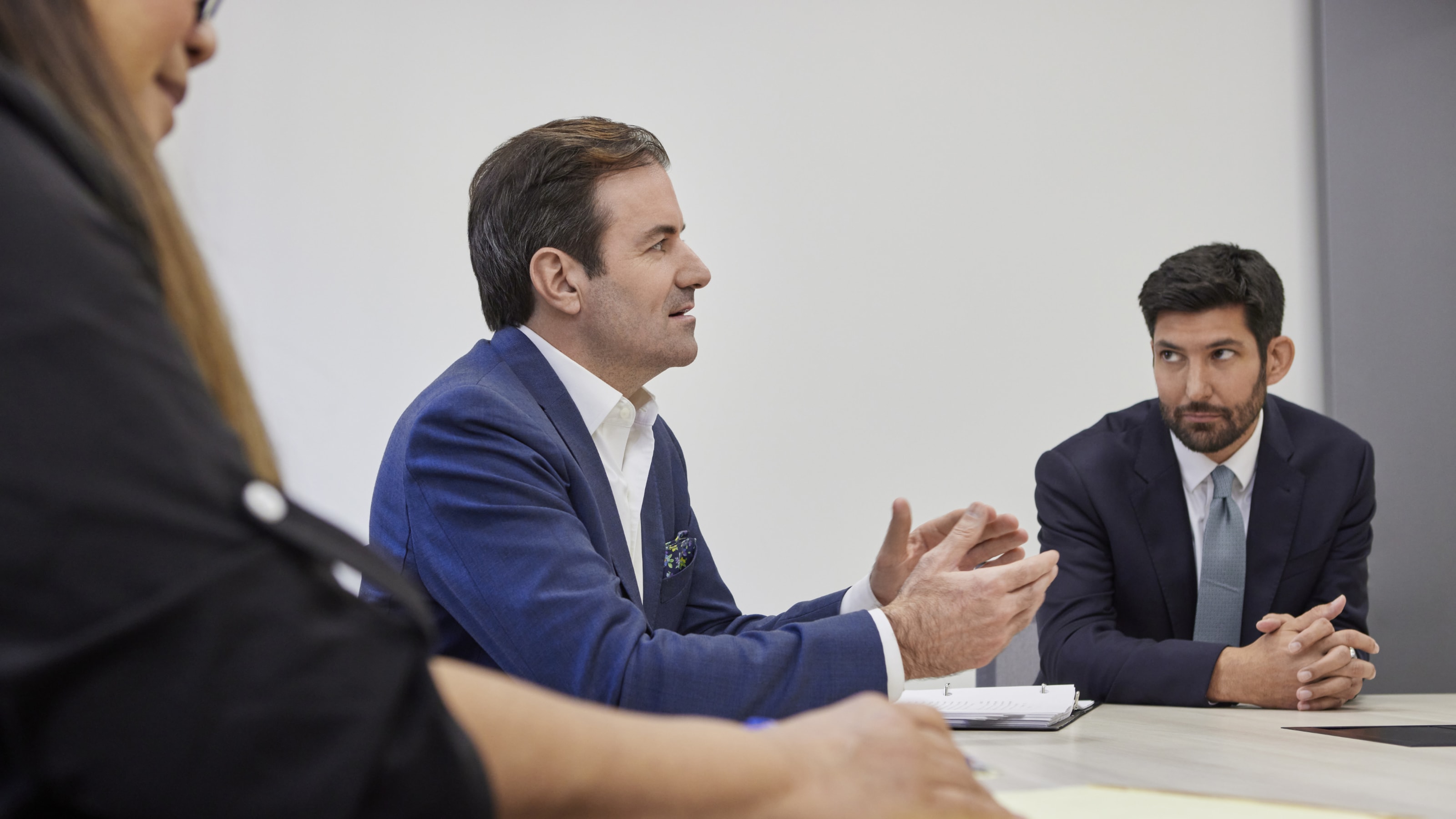 team of attorneys in a meeting