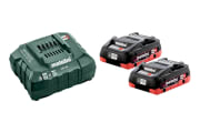 BATTERI BASIS-SETT 2 X LIHD 4.0 AH, METABO