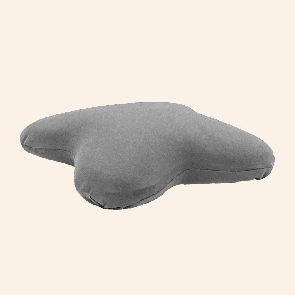 Schonbezüge Doppelpack »GRAU« für Schmetterlingskissen »BUTTERFLY« - 56x48 cm - waschbarer Schonbezug mit verdecktem Reißverschluss | casimum