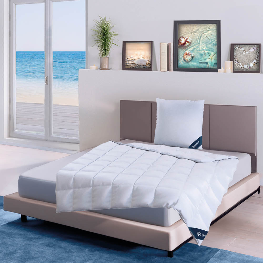 Daunendecke »LUXUS« – 100% Daunen, Klasse 1, Downpass, hergestellt in Deutschland - 135x200 cm | casimum