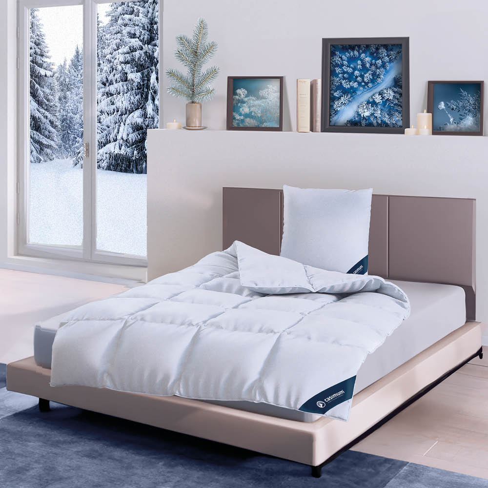 Daunendecke »COMFORT« – 60% Daunen, 40% Federn, Klasse 1, Downpass, hergestellt in Deutschland - 200x220 cm | casimum