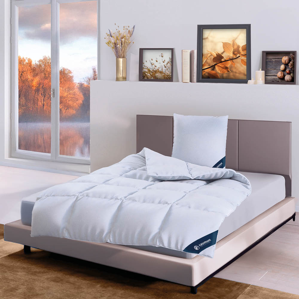 Daunendecke »COMFORT« – 60% Daunen, 40% Federn, Klasse 1, Downpass, hergestellt in Deutschland - 155x200 cm | casimum