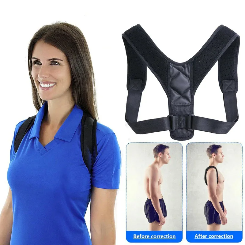 Cheap Adjustable Back Posture Belt Comfy Back Brace Belt New Posture  Corrector Women