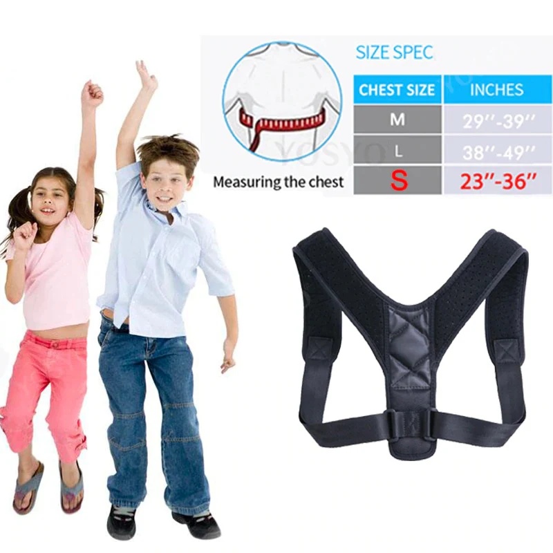 Adult Sitting Posture Correction Belt Clavicle Support Belt Better Sitting  Spine Braces Supports Back Posture Corrector –