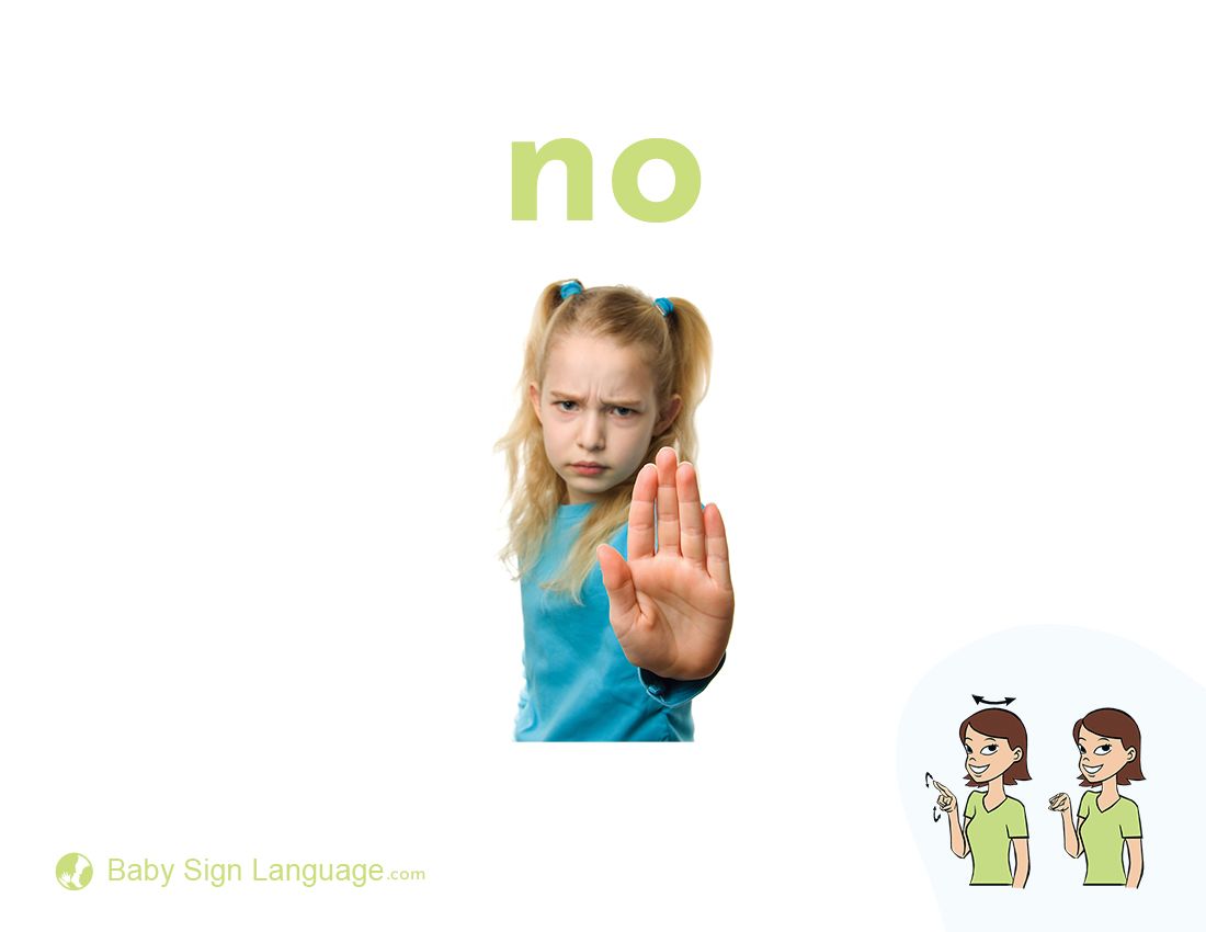 No Baby Sign Language