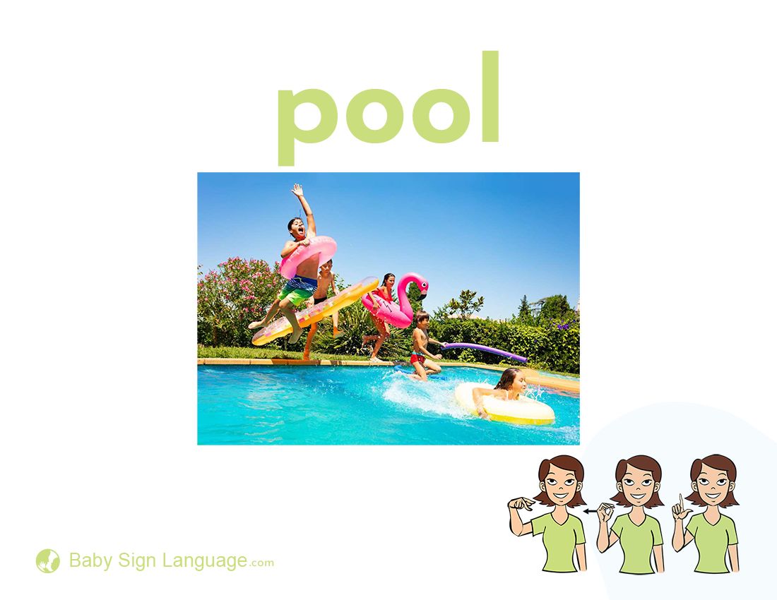 sign language for swimming