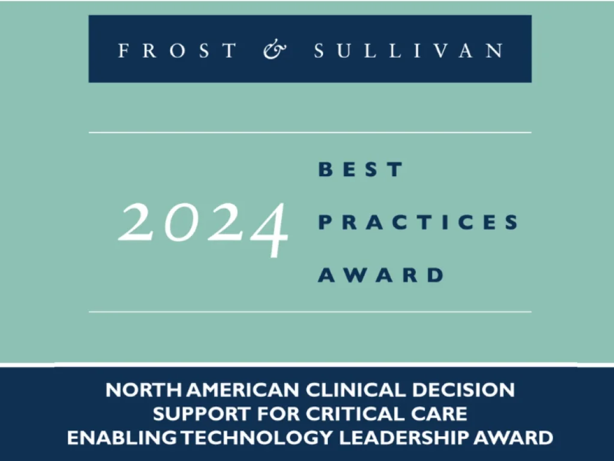 Frost & Sullivan Award