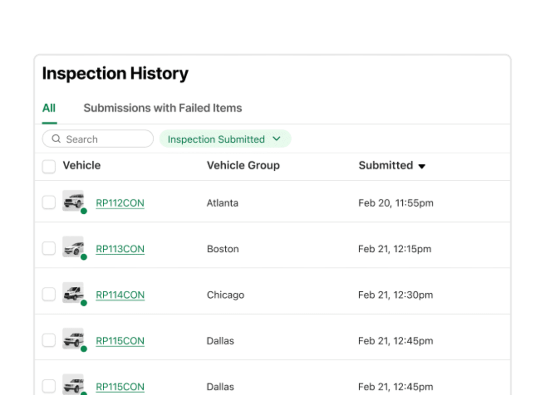 Faster inspections