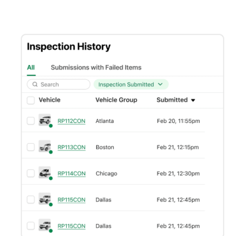 Faster inspections