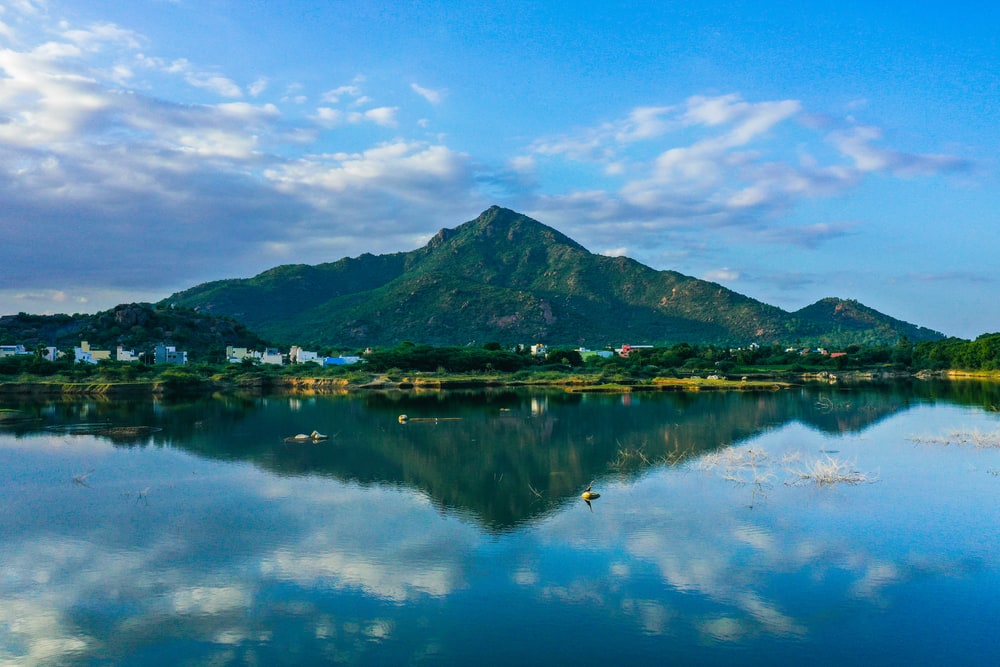 Arunachala, the sacred hill at Tiruvannamalai