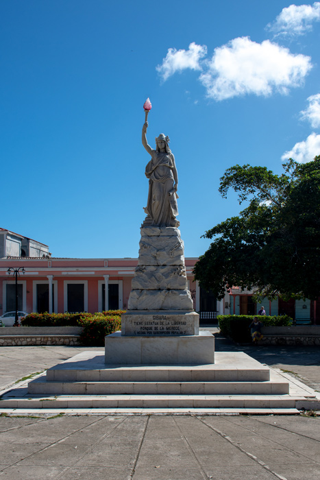 Gibara Cuba gibara's statue of liberty