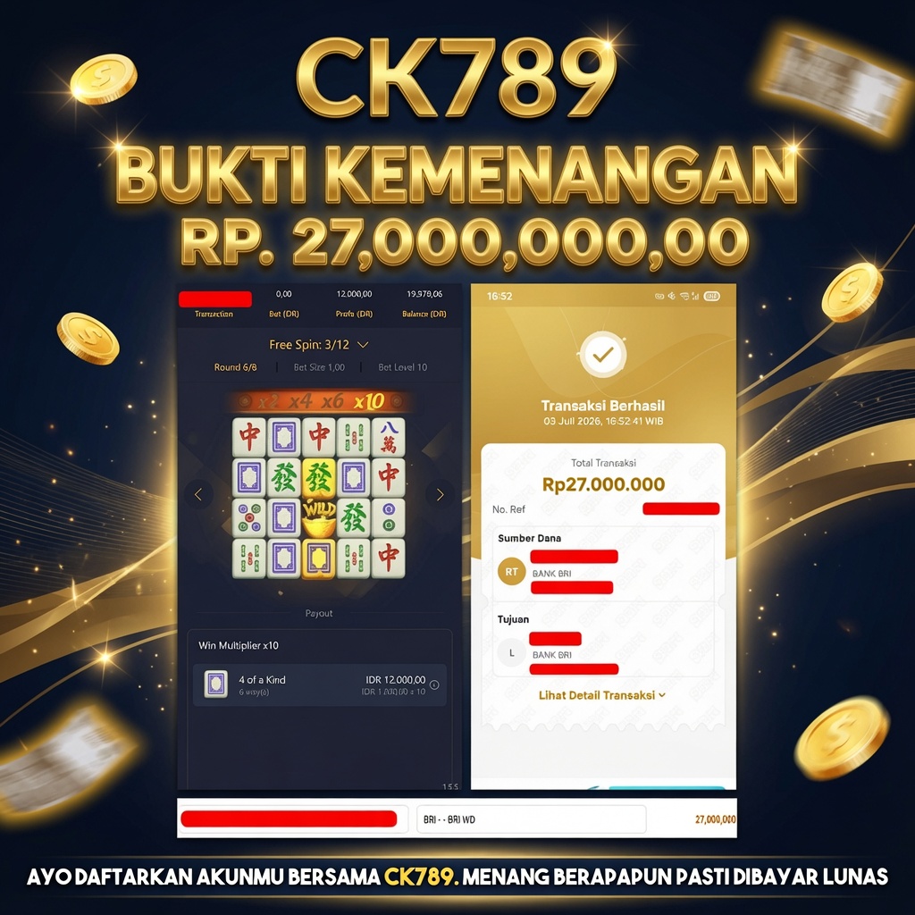 Bukti Jackpot CK789
