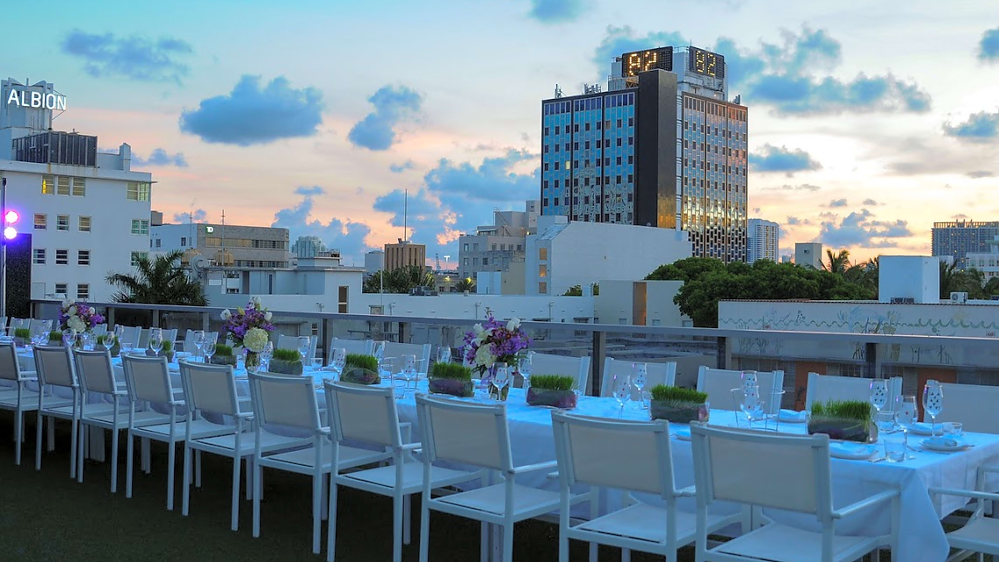 skyscraper rooftop miami