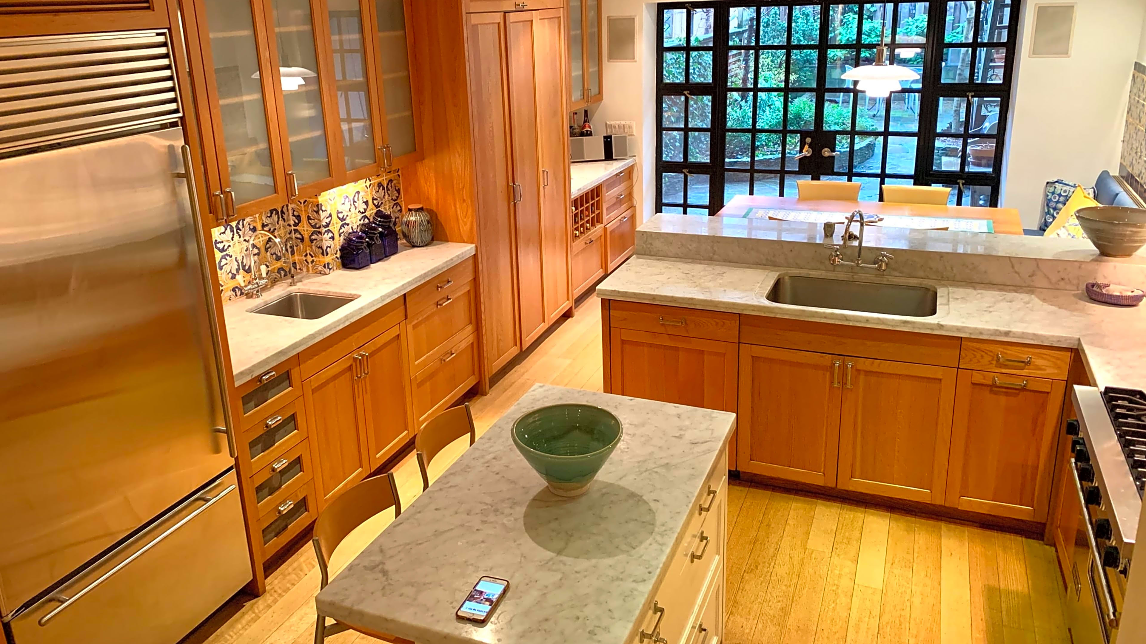 Beautiful Kitchen, French Doors to Garden, New York, NY | Rent it on