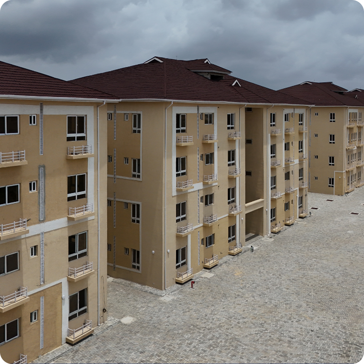 A picture of a maben apartment block