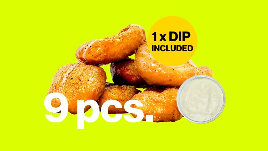 LEMONPEPPER.NUGGETZ 9pcs + 1 kot.DIP