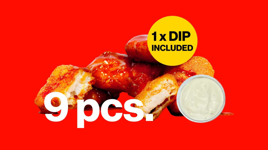 ORIGINAL.NUGGETZ 9pcs + kot.DIP