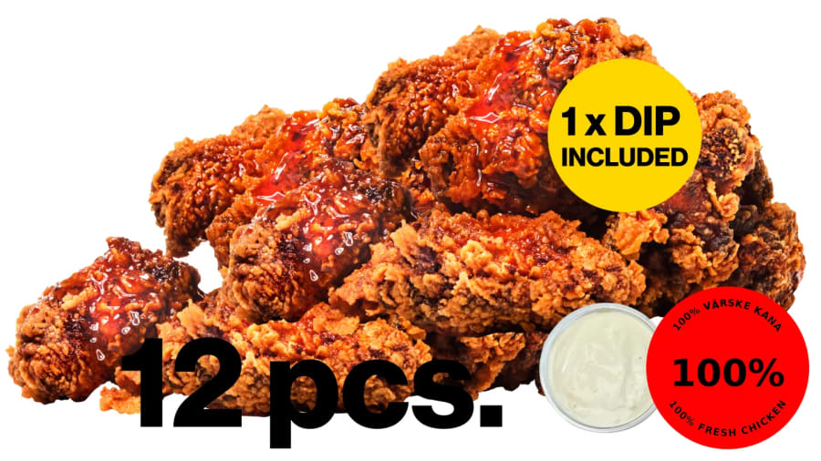 ORIGINAL.WINGS 12pcs + kot.DIP