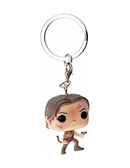 Funko- Pocket Pop Keychain: Tomb Raider: Lara Croft, 32394, Multicolore